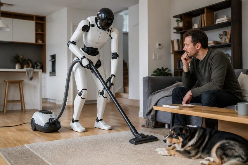 Everyday humanoid robots still have to prove the home case