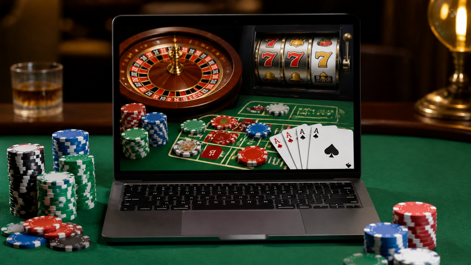 Game Bài Baccarat Trực Tuyến: Hướng Dẫn Quản Lý Ngân Sách Có Trách Nhiệm Laptop showing an online casino Singapore game interface